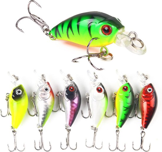 Vis Jigs en Spinners, Ultra Sharp Aas voor Forel, Baars, Snoek en Zander, Perfect voor Actief Vissen