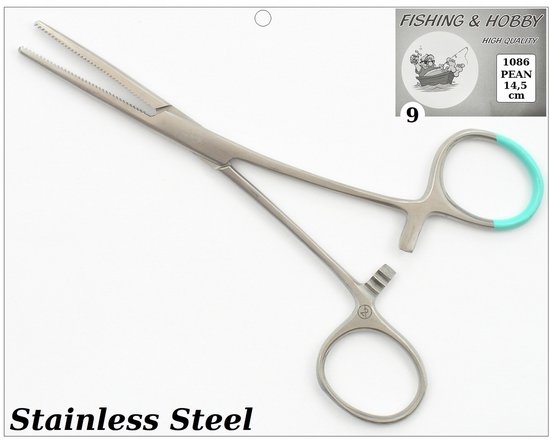 Vis Tangen 14,5 cm Roestvrij Staal - Handig Visserij Gereedschap van Merkloos