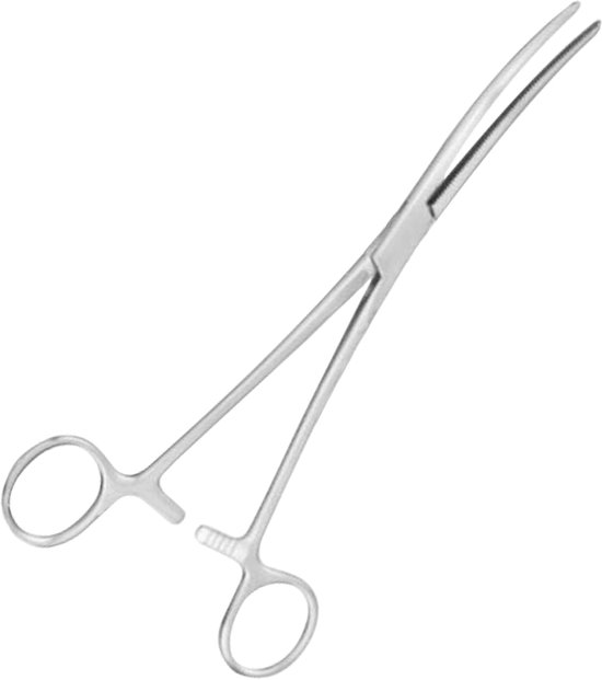 Vis verwijdergereedschap 8" gebogen RVS - ideaal voor het ontdoen van karper - zorgt voor een veilige onthaakervaring - ShopVlot