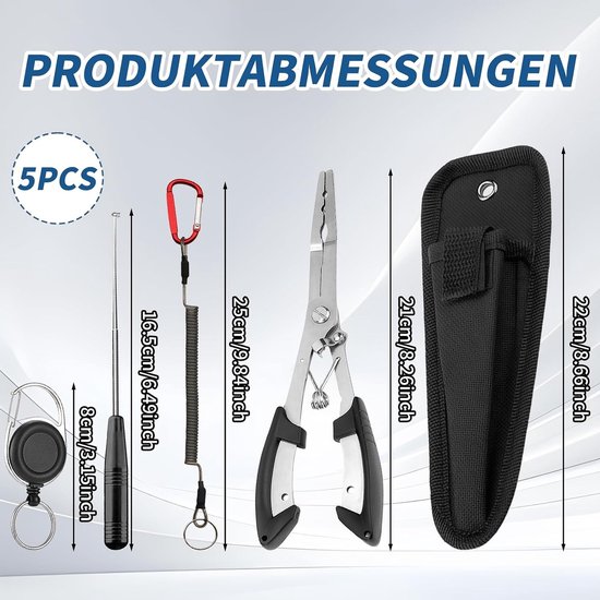 Visaccessoires voor het Vissen, Hengelaccessoires, Vistangen, Ondersteuning voor Vissers, Duurzaam Materiaal, Handige Tools voor Vissport