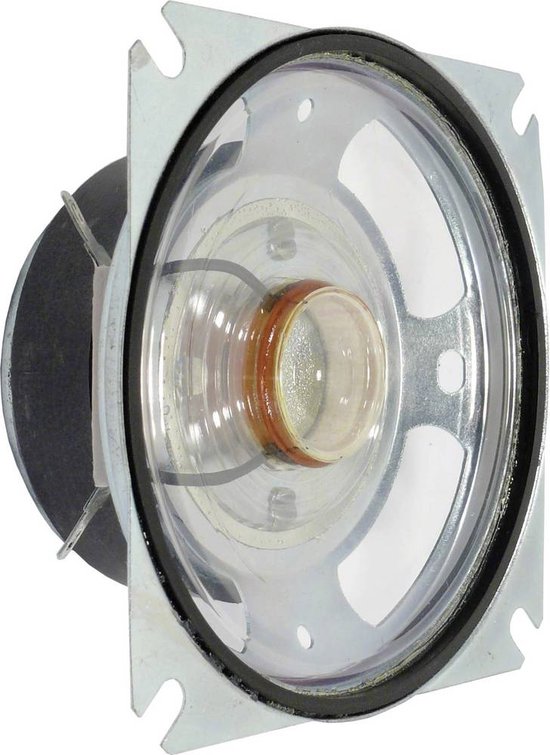 Visaton SL 87 XA - 4 Ohm 3.3 inch 8 cm Breedband-luidspreker 20 W 4 Ω Transparant membraan, UV-bestendig van Visa