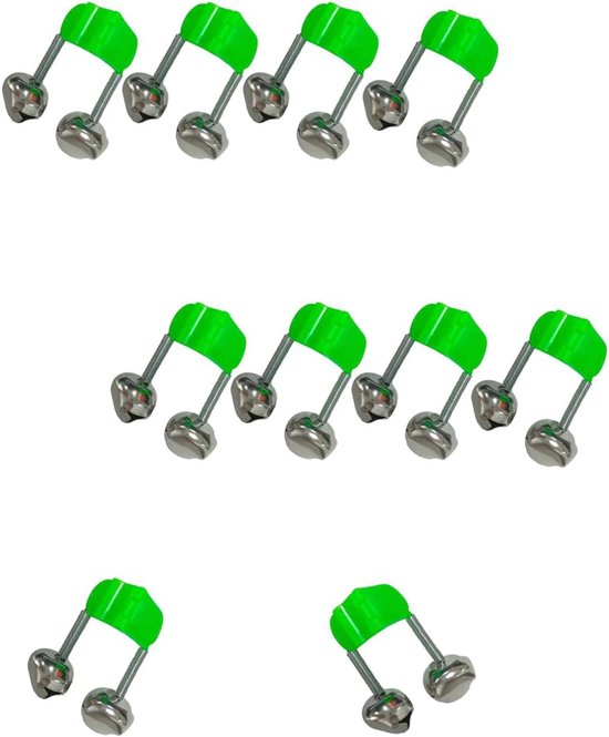 Visbellen, 10 stuks Hengel Bite Alarm Visserij Ring Bell Luid Geluid Bite Hengel Alarm Visbellen Clips voor Visliefhebbers