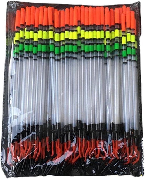 Visdobbers en Dobbers - 80 stks/set Verdikte Verticale Heldere Kleur Visdobbers en Bobbers,Hengeluitrusting voor professioneel visgerei van Merkloos