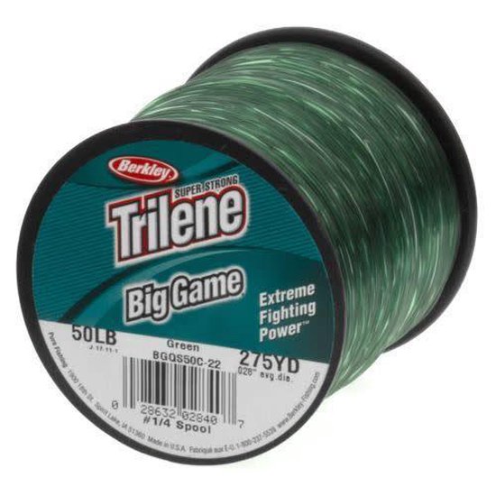 Visdraad groen - 0.25mm - 1000 meter - Trilene Big Game van Merkloos