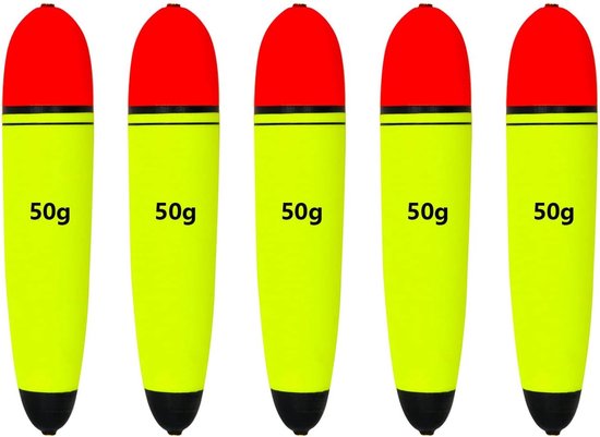 Visdrijvers Set - Dobbers Schuivers - Zeevissen Vissen - Set van 5 stuks - 7.8oz 2.5oz