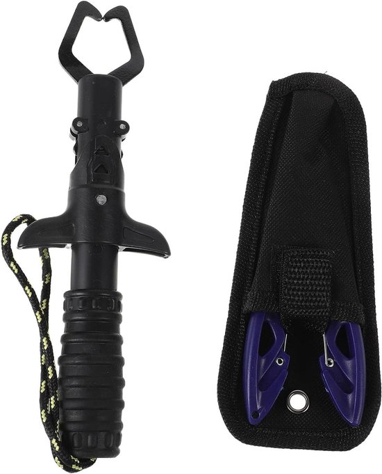 Visgrijper met Tang - Vistang Visgrijper - Vissen Vangen - Antislip Grip - 19 cm - Multicolor