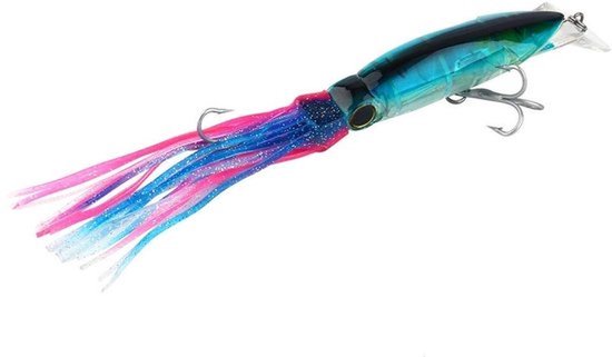Vishaak 24cm - Roestvrij Staal - 40g - Naaldpunt - Voor Wahoo - Hoogwaardige Afwerking - Inktvishaak