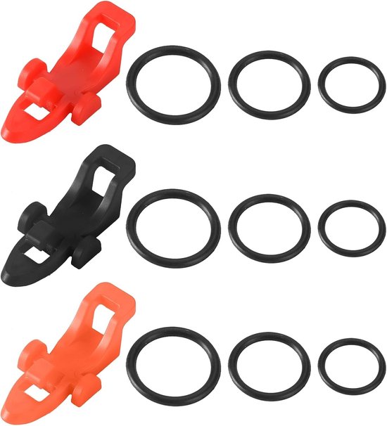 Vishaak Houder Caps - Visaccessoires voor Vissen - Vissen Ondersteuning en Bait Houder - Set van 3 voor Tackle Box