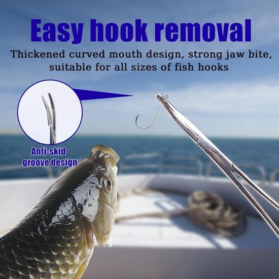Vishaak Remover - Gebogen Anti-Slip Haak Verwijderen Tang voor Vissers