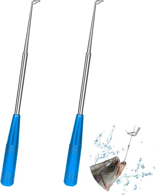 Vishaakverwijderaar met Opbergbuis - Snelle Vis Hook Remover Extractor - Handig en Eenvoudig in Gebruik van Merkloos