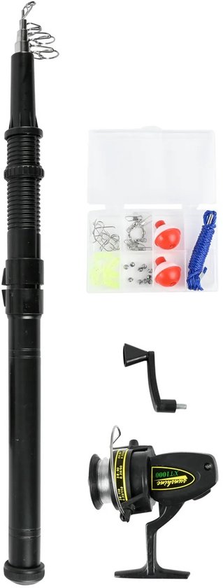 Vishengel - visspullen - vishengel set - 15-delig
