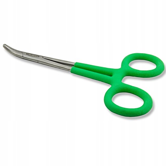 Vision Curved Forceps Vissers Tang - 15cm, Roestvrij Staal