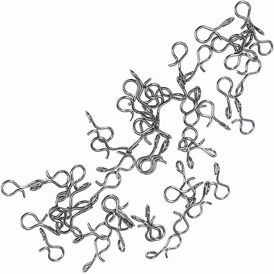 Viskneeuwen - Vlieghaak - Zwart Roestvrijstaal - Visserijgereedschap - Handig in gebruik - Fly Hook - Lure Snap - Geschikt voor vissen - Snap Hook van Merkloos