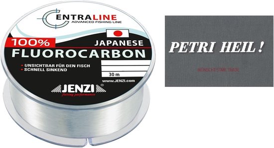 Vislijn 30-50 m - 100% fluorocarbon - Ø 0.15-0.38 mm - Perfect voor snoekbaars en forel - SnelShoppen