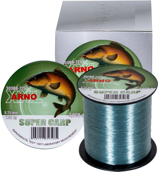 Vislijn - Energofish - Super Carp - Vislijn - Transparant - Nylon Lijn - 2000m - 7.68kg - 0.25mm