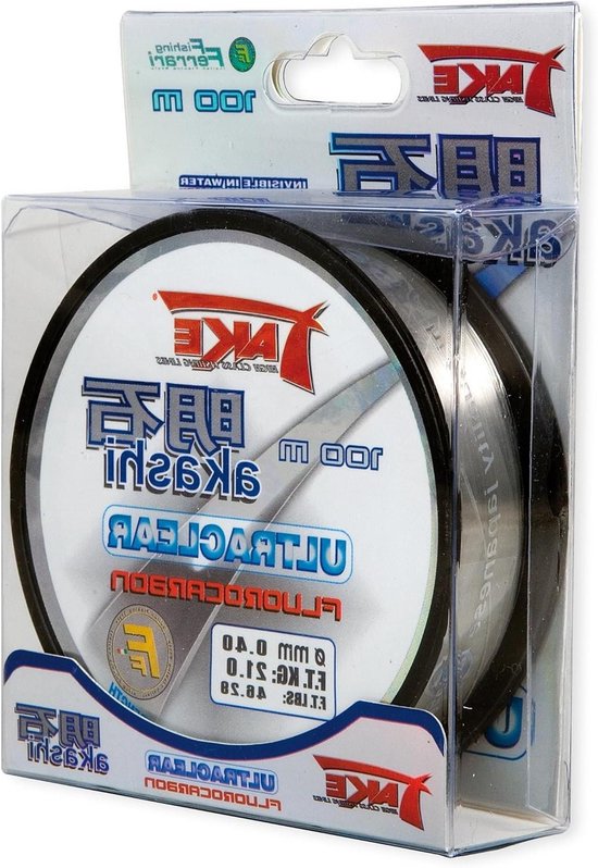 Vislijn Fluorocarbon - Lijn Monofilament - Vissen - Onzichtbaar - 0.60 mm - 50 m - Effen
