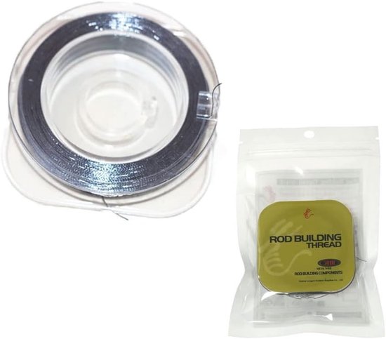 Vislijn Gids Draad voor Hengelbouw - 50m Braid Wire voor Whipping en Wrapping van Gidsringen, Perfect voor Vissers