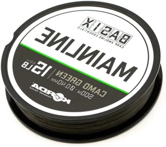 Vislijn Monofilament - Visdraad Nylon - Vissen - Hoge Knoopsterkte - 500m 68kg - Camo Groen