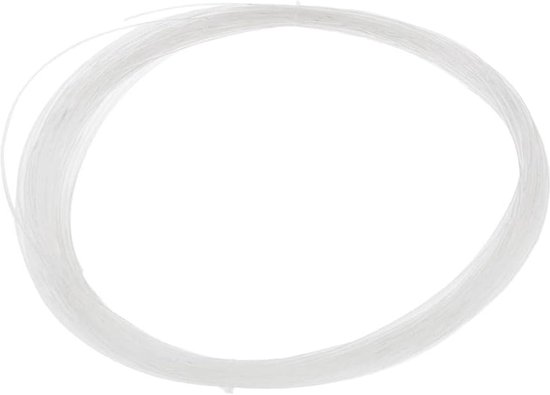 Vislijn Nylon - Gietlijn Monofilament - Vissen Vangsten - Hoge Treksterkte - 33 Meter 1.5mm - Transparant van Merkloos