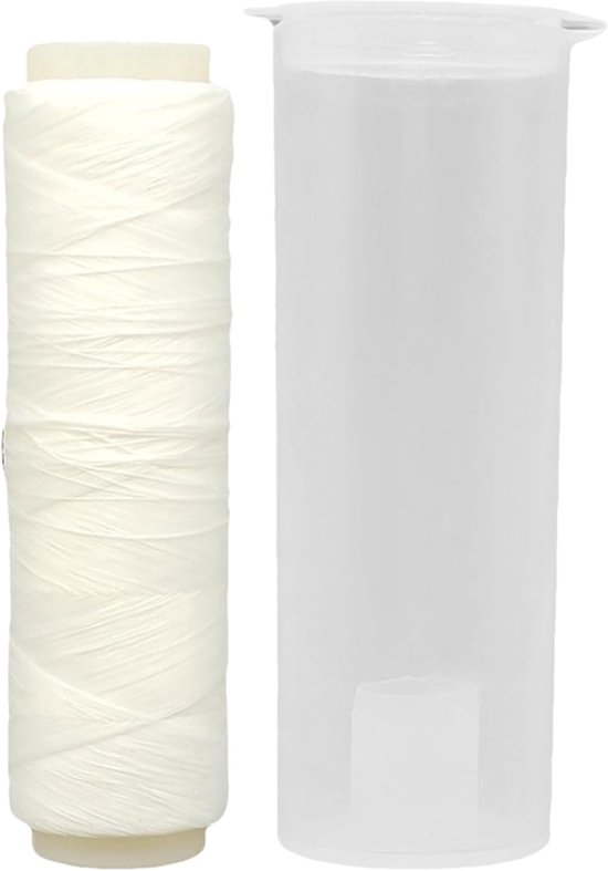Vislijn Nylon - Transparant Draad - Vissen Baars - Goede Elasticiteit Sterkte - 0.5mm 500m - Wit