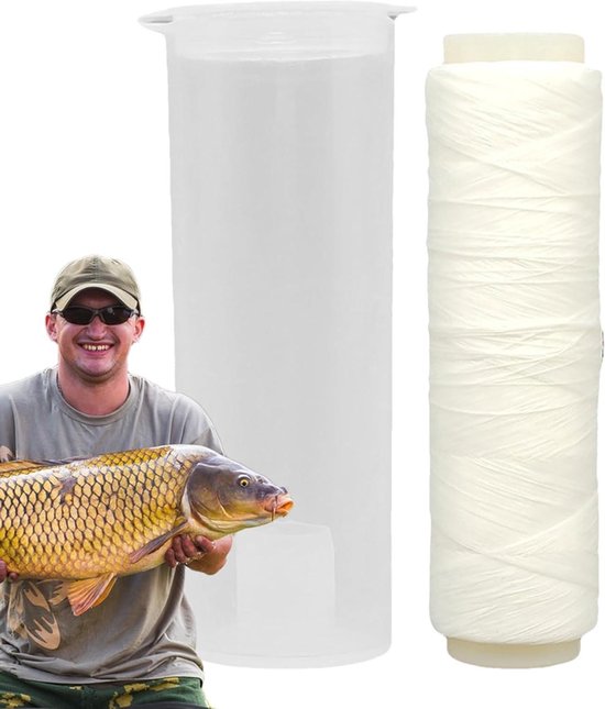 Vislijn Nylon - Visdraad Elastisch - Outdoor Vissen - Innovatieve Bevestiging - 200m 0.2mm - Helder
