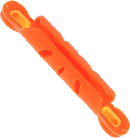 Vislijn Opwinder - Lijn Spoeler - Vislijn Opwinden - Stabiel Wikkelplatform - 12.5 cm - Oranje