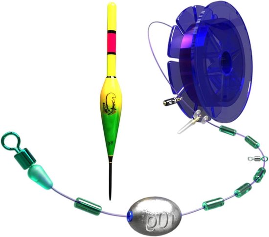 Vislijn Set - Automatische Bobber - Vissen Buiten - Intelligente Beetdetectie - 100 Meter Lijn - Uniek