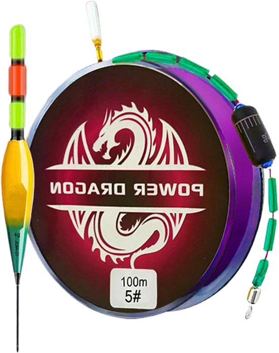Vislijn Set - Dobber Lijn - Vissen - Beginner Vriendelijk - 100 m - Nylon