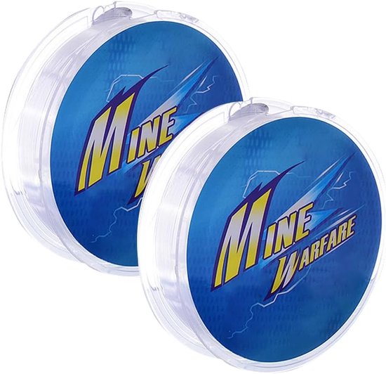 Vislijn Set - Sterk Nylon - Vissen Buiten - Hoge Slijtvastheid - 2x 100m - Wit