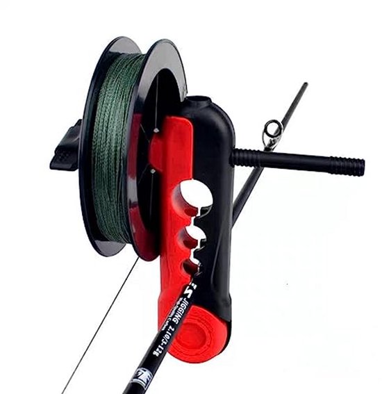Vislijn Spooler - Lijn Winder - Vissen Lijn Spoelen - Geen Lijn Twist - 13CM - Rood Zwart
