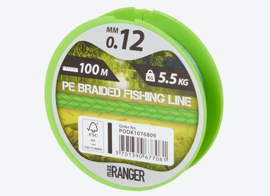 Vislijn - Vislijn Helder - Visdraad - Nylon - 0.12 mm - 100 meter van Merkloos