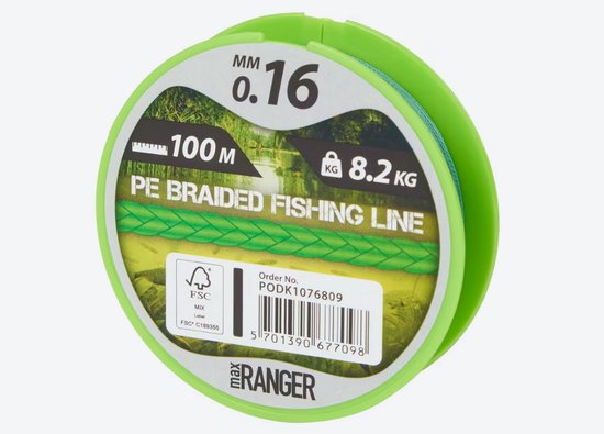 Vislijn - Vislijn Helder - Visdraad - Nylon - 0.16 mm - 100 meter van Merkloos