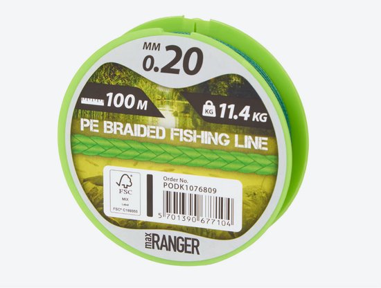 Vislijn - Vislijn Helder - Visdraad - Nylon - 0.20 mm - 100 meter van Merkloos