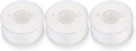 Vislijn Wateroplosbaar - Aas Lijn String - Vissen Aas Plaatsen - 3 Packs - 20 m - Transparant