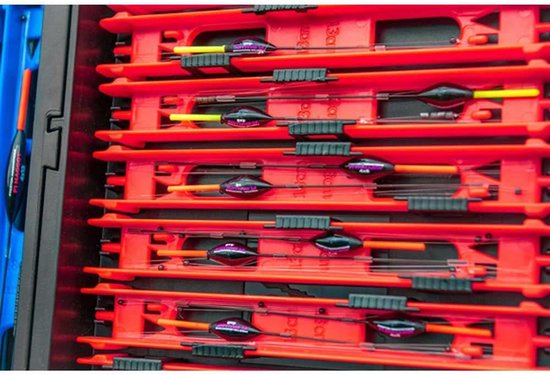 Vislijn Winders - Lijn Opbergers - Vissen Organiseren - Schuifankers aan beide zijden - 13cm - Rood