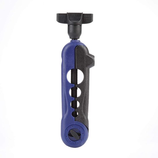 Vislijnspoeler - Spoelapparaat Reel - Vislijn Spoelen - Verstelbaar tot 68mm - 16.5 x 4 cm - Blauw van Merkloos