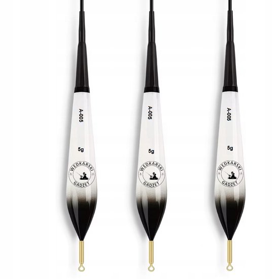 Vislood Body 5 gram - Zwart/Wit - 7.5 cm