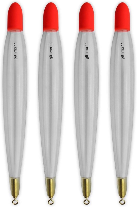 Vislood set - Voorgeboorde poses - Vissen - Onzichtbaar onder water - 4 stuks - Transparant