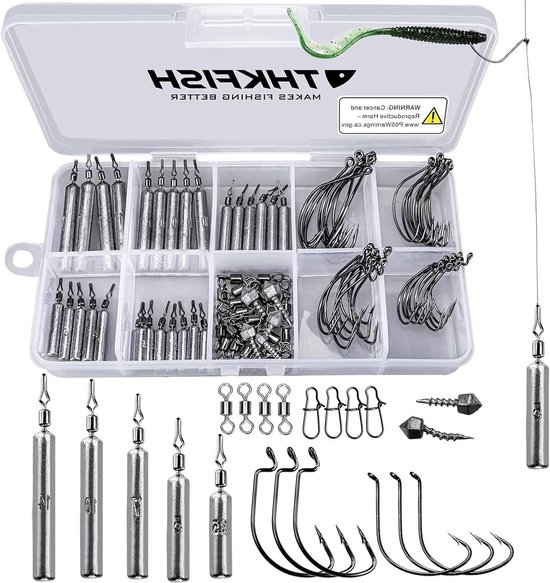 Visloodjes Set - Loodjes Vissen - Dropshot Vissen - Niet Haken Ontwerp - 103 stuks - Grijs