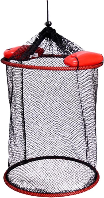 Vismand voor vis - Levend visnet - Vis bewaren - Sneldrogend en drijvend - 50 x 30 x 5 cm