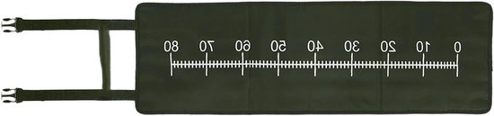 Vismat Onthaakmat - Visgerei Mat - Bescherming Vissen - Met Ingebouwde Schaal - 130x30 cm - Groen