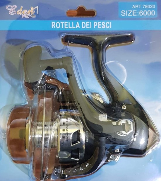 Vismolen - 100 cm - handmatig - ideaal voor hobbyvissers - m-winkel