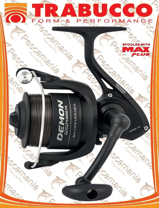 Vismolen Spinning - Bolo Feeder Molen - Vissen Op Zee - Aluminium Grafiet Constructie - 4000M van Merkloos