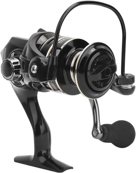 Vismolen - Spinning Reel - Vissen - Volledig metalen constructie - 5.2:1 - Zwart