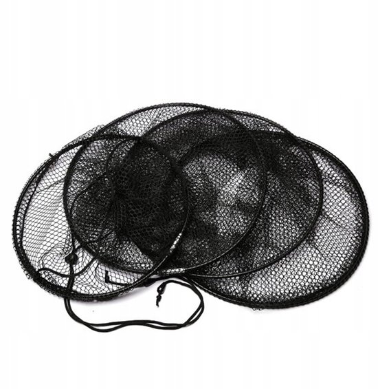 Visnet 60cm voor visopslag met clip en koord