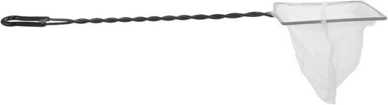 Visnet Aquarium - Schepnet Garnalen - Vissen Vangen - Stevig En Visvriendelijk - 49x14cm - Zwart van Merkloos