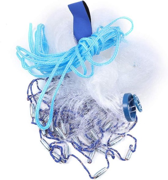 Visnet - Gegoten Net Vissen - Vissen Met Aas - Monofilament Nylon - 3 meter - Standaard