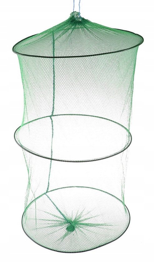 Visnet Hengelsport Viskooi 3 Ringen 30x50cm - Duurzaam en Visvriendelijk