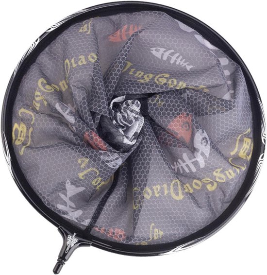 Visnet Hoofd - Schepnet Accessoire - Veilig Vissen - Aluminiumlegering Frame - 30/40 cm - Zwart Blauw van Merkloos