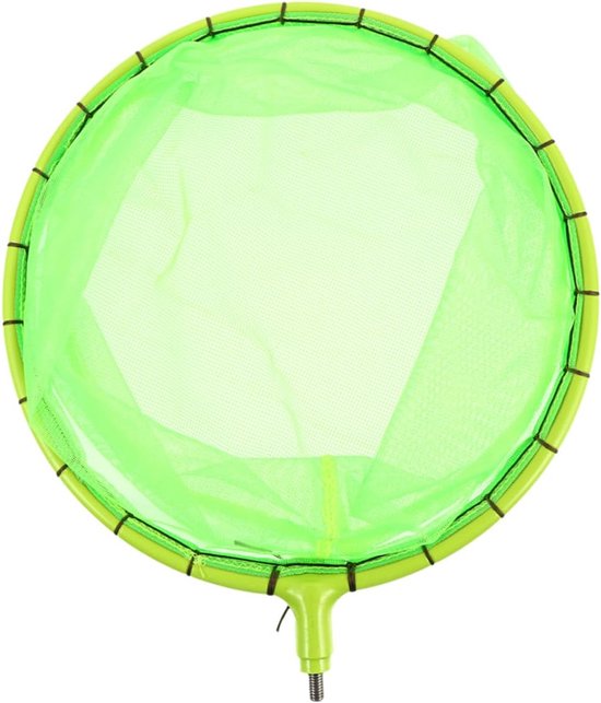 Visnet Hoofd - Schepnet Rond - Vissen Vangen - Afneembare Gaaskop - 30x30cm - Zoals Getoond